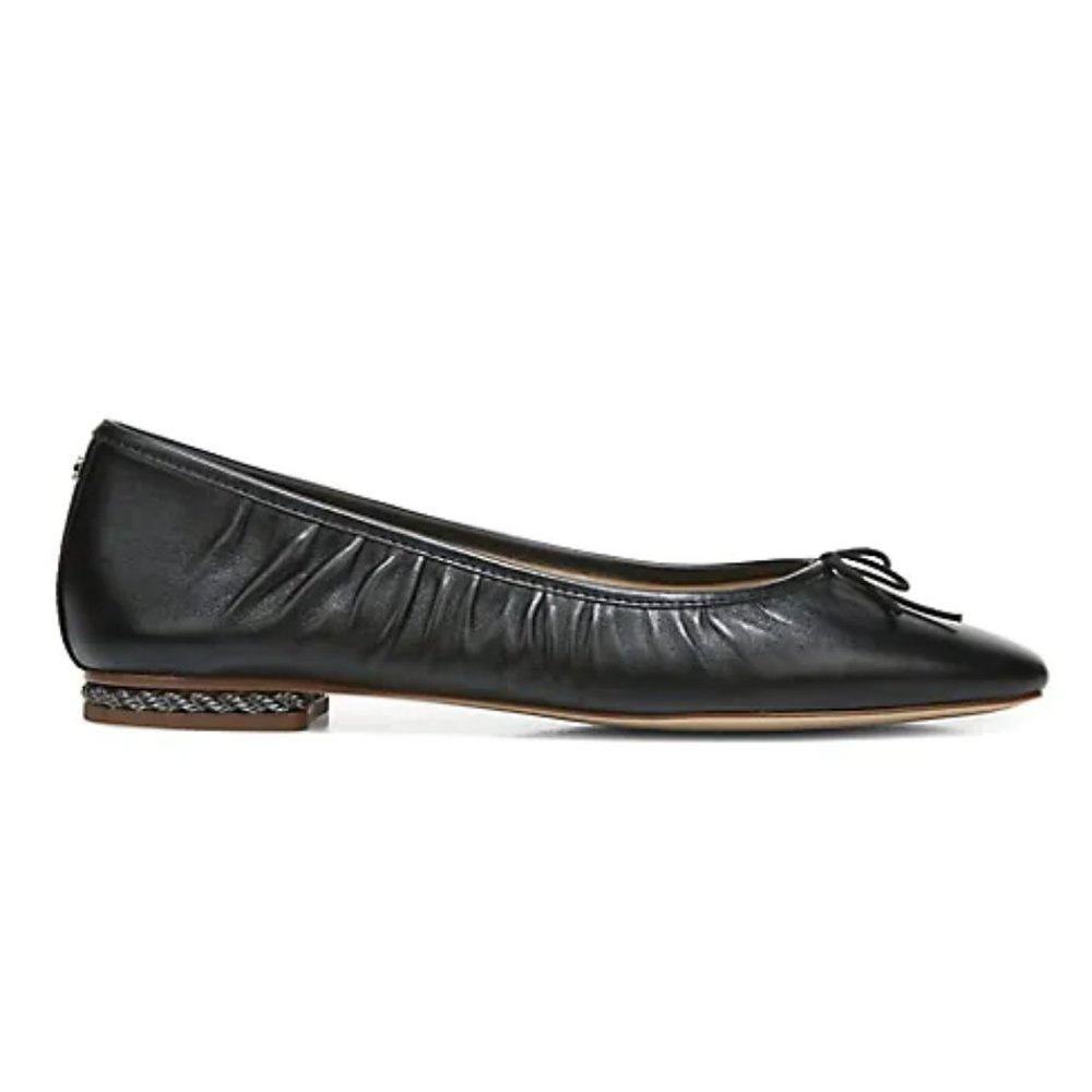 SAM EDELMAN Bow Leather Ballet Flats Size 8.5